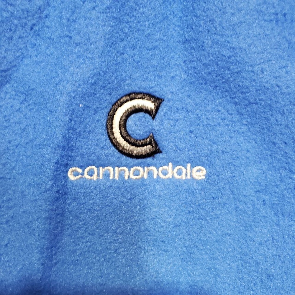 Cannondale‎ Vest Polartec Fleece Full Zip Mens Large Blue Black Running Cycling - Picture 6 of 12